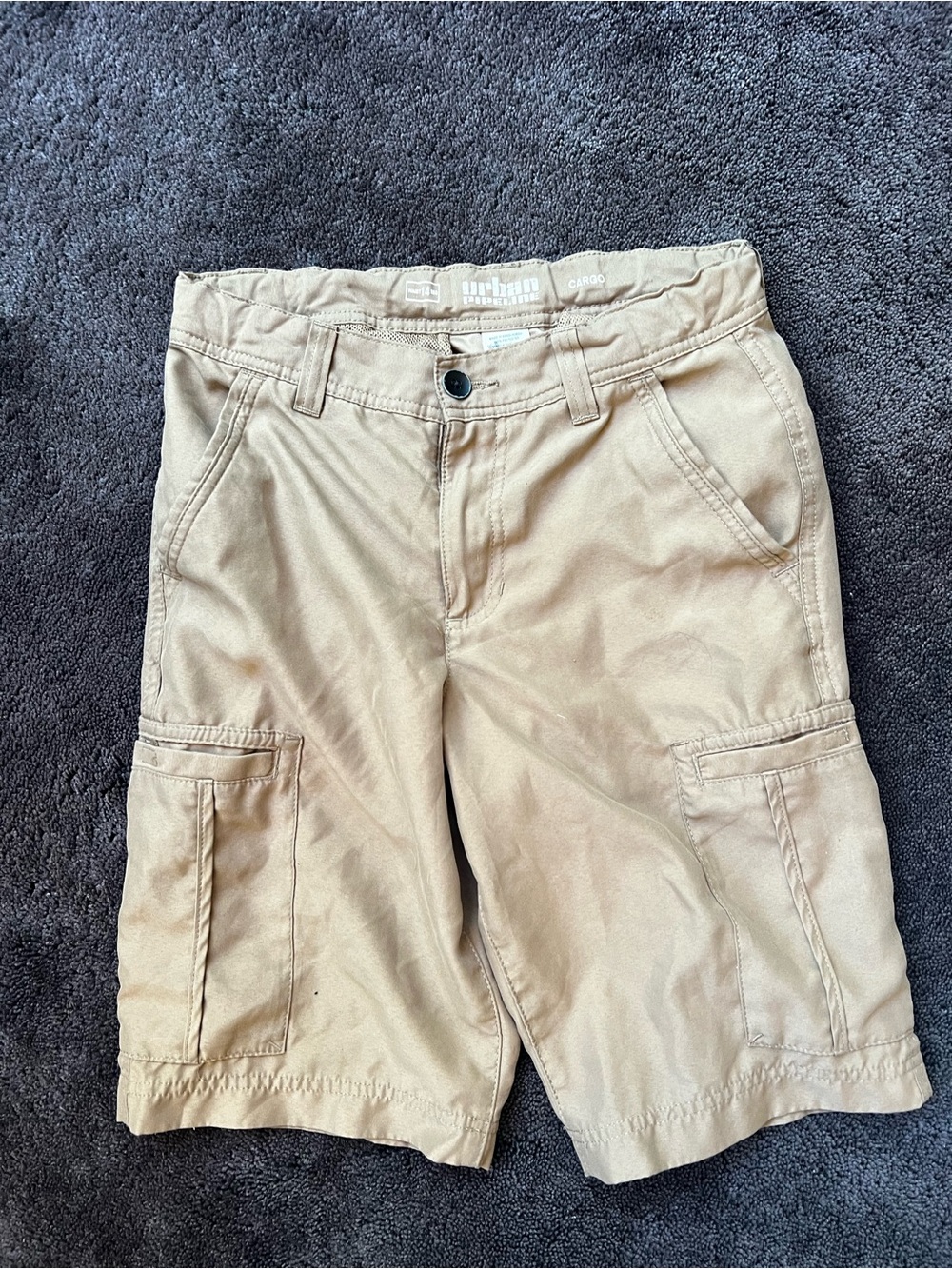 urban pipeline Tan Cargo Shorts for Kids